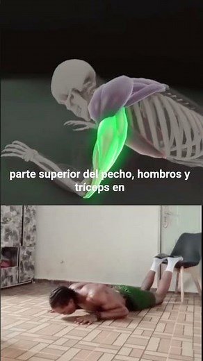 Este ejercicio de flexión trabaja más que solo el pecho. #homeworkout