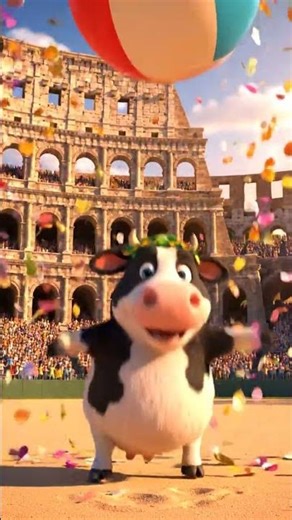 Colosseum Clash! Holstein Hero's Hilarious Showdown! 🐮
