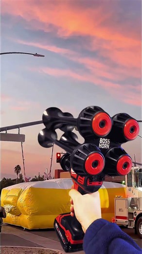 Boss Train Horn Saves Life 😎🤪