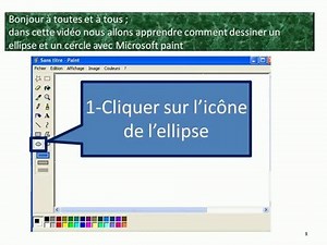 microsoft paint [tutoriel] comment dessiner des ellipses et des cercles
