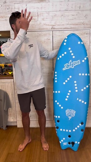 Tyler Stanaland custom stamps his new 5’5” CS X Mayhem …Lost RNF at the Catch Surf Laguna store 👌 #catchsurf #lagunabeach #store #lost #surfboard #softboard #surf
