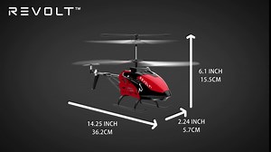SYMA Revolt Raptor XL Helicopter with Auto-Hover S39H, 2 Speeds, 33cm Long, Ages 8+