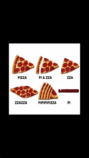 Você é do time que come a PI, a ZZA ou a PIZZA inteira? 🍕😂