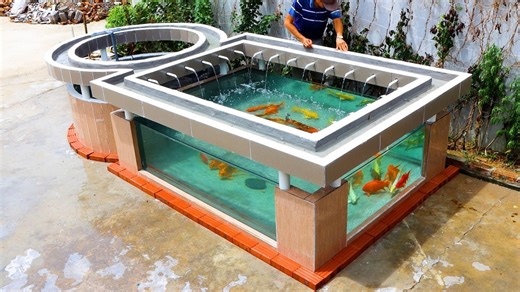 How I created a modern glass aquarium