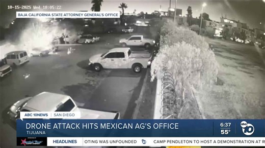 Baja California AG's Office facility struck by drone attack