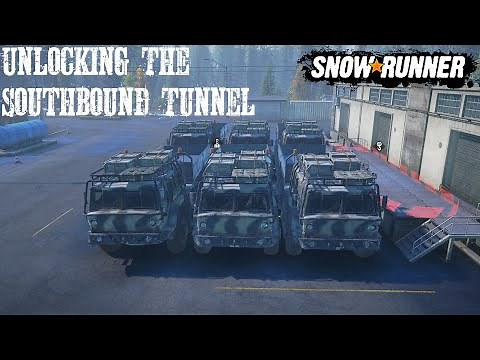 How To Unlock Southbound Tunnel New Phase 6 Update Snowrunner Gameplay Yellowrock National Forest