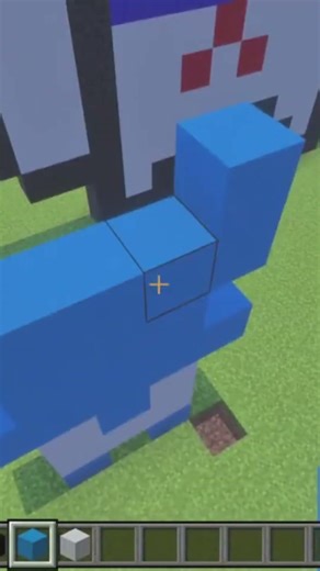 Minecraft Smurf Tutorial #minecraft #minecraftshorts #youtubeshorts