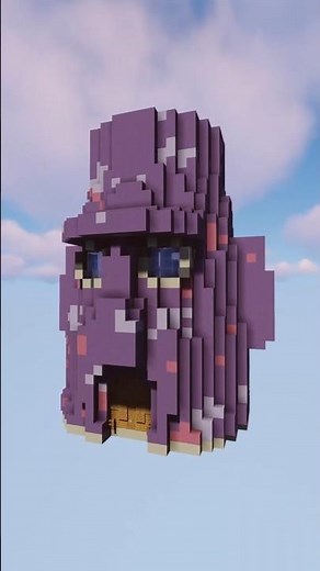 I BUILT Squidward's House in MINECRAFT! 🗿 #minecraft #spongebob #minecraftbuilding