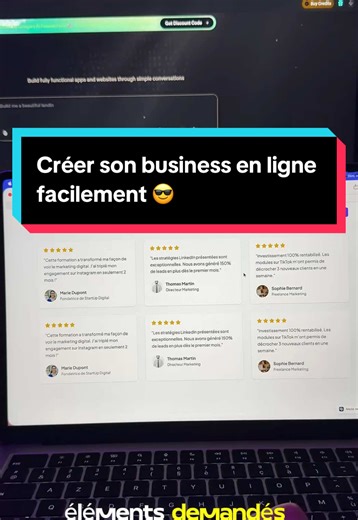 Emergent.sh est un agent IA qui te permet de lancer ton business digital rapidement sans aucune ligne de code 😎 #ia #chatgpt #siteweb #marketingdigital