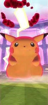Gigantamax pikachu:“Wait for the transformation… ⚡👀🔥”