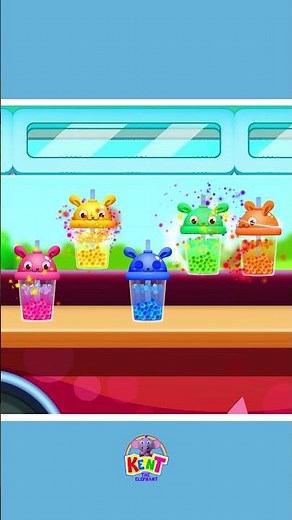 Bubble Tea Time!🧋#shorts #kidssong #abclearningclub