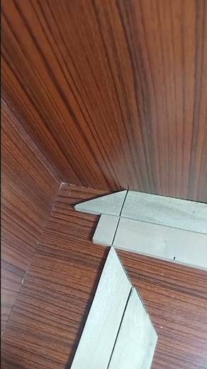 Cutting Perfect External (Outside) Miter Corners for Wood Trim #diy #tricks