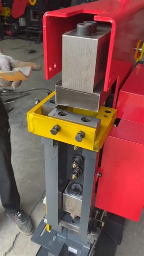 Profile cutting, punching, multi-functional machine #ironworker #steelbeam #slice #metalworking #industry | Rz.machinery