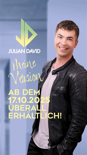 Freut euch auf Freitag 🎶Julian David bringt „Meine Version“ raus. Jetzt vormerken! 😍 👉 Die neue Single "Meine Version" hier pre-saven: https://JulianDavid.lnk.to/MeineVersion | Schlager für alle