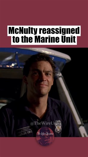 The Wire Universe | McNulty reassigned to the Marine Unit (The Wire) Seasons 1 and 2 (2002) #thewireuniverse #thewire #mcnulty #rawls Follow, Comment, Repost,... | Instagram