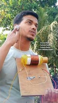 Cristal Radio.... Foxhole. Home made #diy #diyprojects