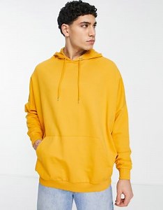 ASOS DESIGN - Sweat à capuche ultra oversize - Jaune moutarde | ASOS