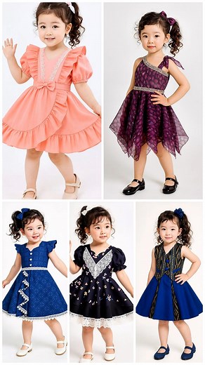 Children’s dress inspiration #Children’sdressinspiration #ningstailor #stittching #skrit #holidayfashion #fblifestyle #holidaystyle #easycutting | Ning's Tailor
