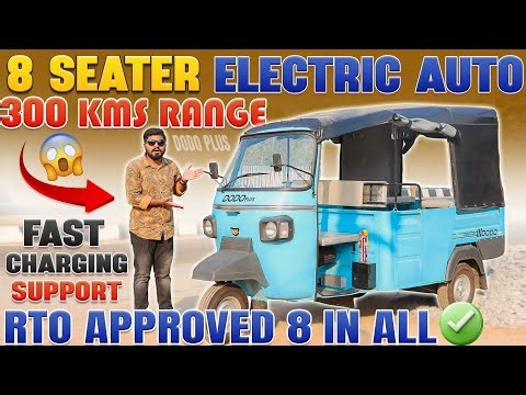 RTO Approved 8 In All Electric Auto😱 | MERCURY DODO PLUS Review | EV Telugu