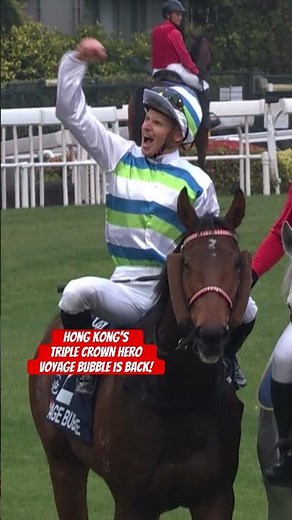 Hong Kong racing’s Triple Crown winner Voyage Bubble takes on Romantic Warrior at Sha Tin 🇭🇰