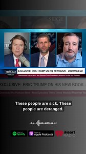 On the latest episode of Verdict, Eric Trump tells Ted Cruz and Ben Ferguson why he wrote Under Siege: to expose the corruption, raids, and spying used to destroy his family—and conservatives across America. https://podcasts.apple.com/us/podcast/verdict-with-ted-cruz/id1495601614?i=1000732269932 | Verdict with Ted Cruz