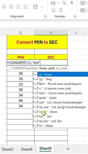 Minutes → Seconds in 30 Sec 😎BROSY ACADEMY #excel #exceltips #exceltricks‪@brosyacademy4381‬