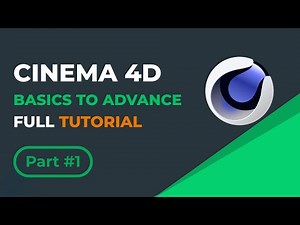 Cinema 4D Beginner to Advance Full Tutorial Part #1