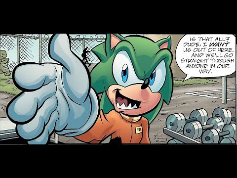 Sonic Universe Issue #30 Scourge Lock Down: Part 2 [Any Port In A Storm!] Comic Drama!