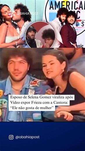 Jornal O Bahia Post on Instagram: "Siga @obahiapost | Um vídeo envolvendo Selena Gomez e seu esposo, com quem se casou recentemente, viralizou nas redes sociais. Nas imagens, internautas apontam que o marido demonstra frieza, falta de atenção e pouco apoio emocional, o que gerou uma onda de críticas imediata. Comentários nas redes destacaram que a cantora parecia sozinha e desconfortável, enquanto seu esposo não interagia de forma carinhosa. Frases como “Ele não gosta de mulher” e “Ela parece so