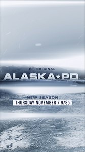 Brace yourself for suspense in America’s Last Frontier with an ALL-NEW season of #AlaskaPD premiering Thursday, November 7 at 9/8c on A&E! 🚔❄️ | A&E