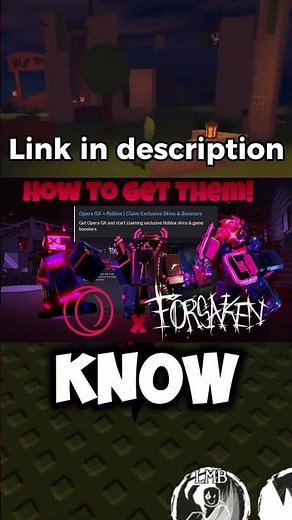 Roblox-Forsaken Mobile user will get a special Opera GX reward!
