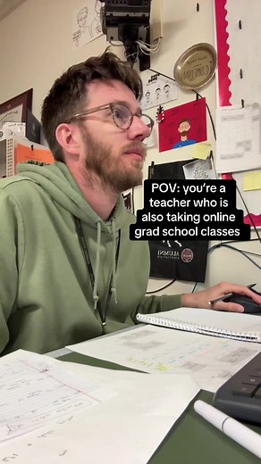 Teacher's Weekly Online Grad School Struggles