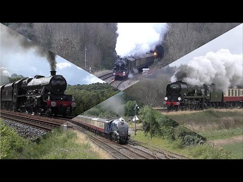 The Very Best of UK Steam Trains on the Mainline in 2023! Part 2 - July to December