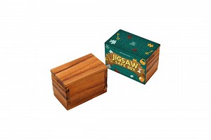 HB3F Acacia Wood Jigsaw Puzzle Box – Hidden Compartment Secret Gift - Etsy