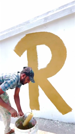 outside wall painting green colour fast cort 🏡#viral video…..more