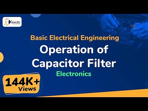 Operation of Capacitor Filter - Electronics - Basic Electrical Engineering