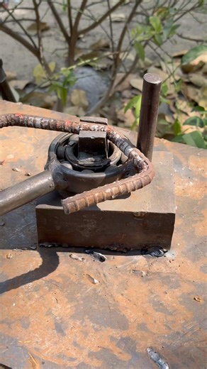 Homemade metal bending diy #diy #metalbender #homemadetoola