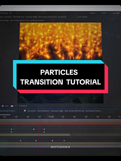 Particles Transition Tutorial for After Effects