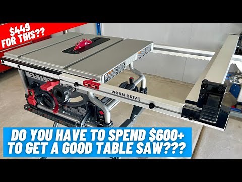 Is WormDrive A Good Table Saw Design?? || Skilsaw 8.5 Inch SPT99T-01 Compact Table Saw