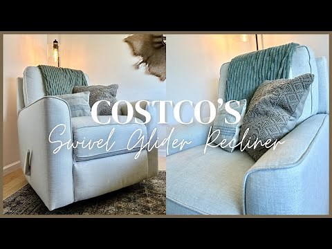THE BEST RECLINER FROM COSTCO | Review 2024 | True Innovations Paxley Fabric Swivel Glider Recliner