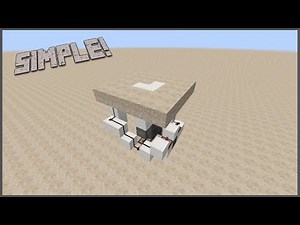 Minecraft: How to make a Hidden Spiral Staircase | Redstone Tutorial