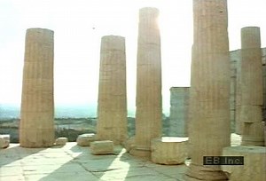 Ancient Greek ruins on the Acropolis in Athens | Britannica
