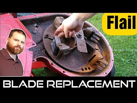 MTD Wood Chipper Shredder Flail Arm Maintenance Fix Banging Sound Repair