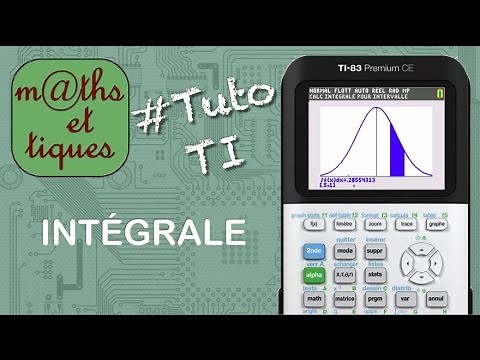 FUNCTIONS: Calculating an Integral - TI Tutorial