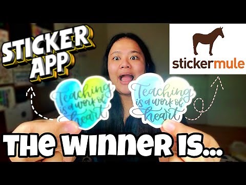 Sticker Mule VS Sticker App | BEST WEBSITE for Custom Die Cut Stickers is...?