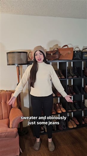 Cozy winter outfit ❄️ #ootd #ootdguide #outfit #style #fashion #clogs #clog #beaniehat #ootdguide