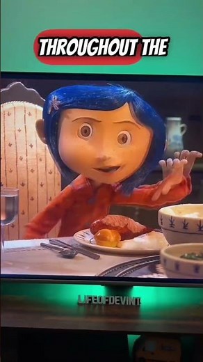 The Other Mother in Coraline Never Eats #coraline #shorts