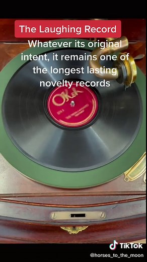 1920 Okeh Laughing Record #novelty #comedy #78rpm #cornet #laugh #1920s