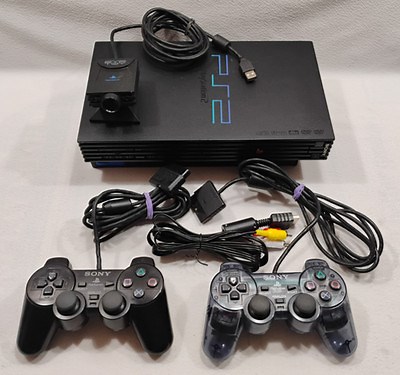 SONY Playstation 2 PS2 Console Complete Video Game System WORKING  2 Controllers | eBay