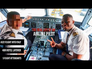 What Two Days in The Life as an Airline Pilot REALLY Look Like - A320 MILAN with Flight Attendants